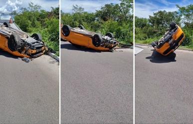 Joven vuelca su Mustang GT por exceso de velocidad en las Américas