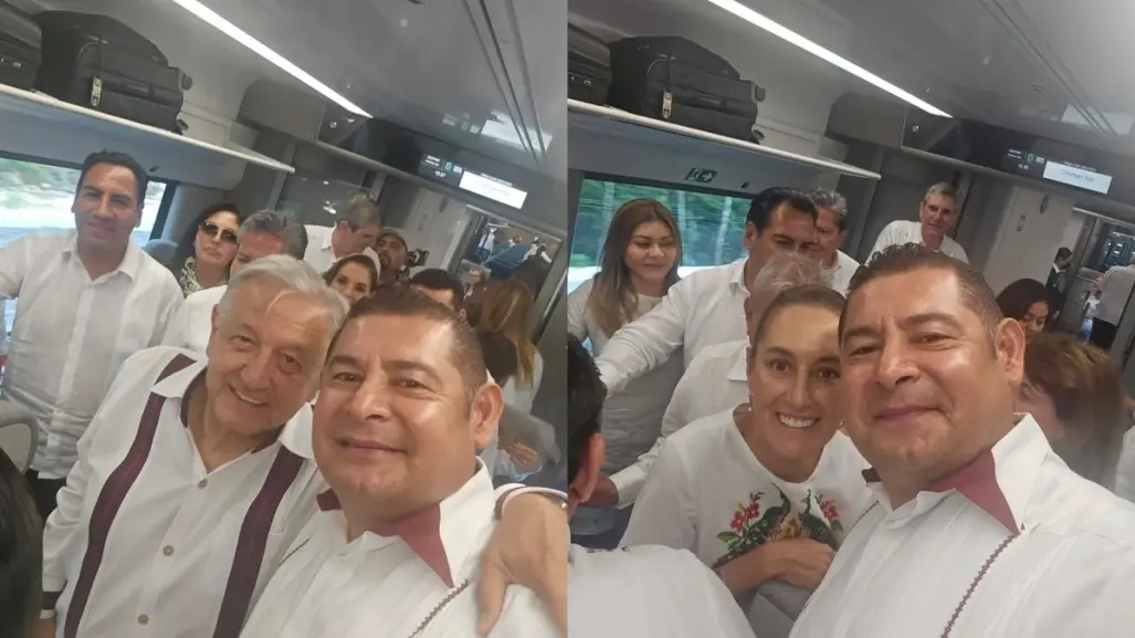 Tren Maya:AMLO y Claudia Sheinbaum inauguran ruta Cancún-Mérida y el Tren P´atal