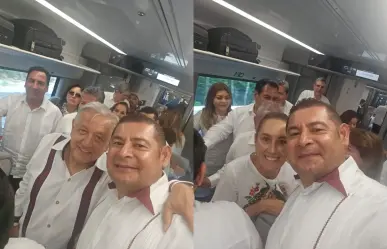 Tren Maya:AMLO y Claudia Sheinbaum inauguran ruta Cancún-Mérida y el Tren P´atal