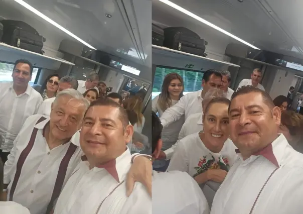 Tren Maya:AMLO y Claudia Sheinbaum inauguran ruta Cancún-Mérida y el Tren P´atal