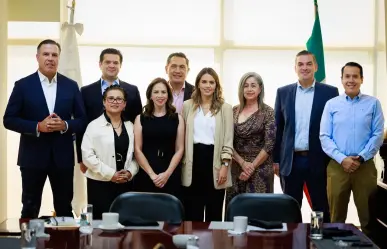 Se reúne Lorena de la Garza con expresidentes del Congreso de Nuevo León