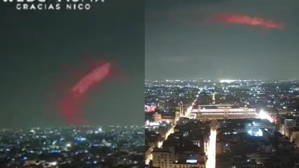 ¿Qué es eso? Captan objeto luminoso cerca de la Torre Latinoamericana |VIDEO