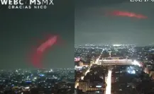 ¿Qué es eso? Captan objeto luminoso cerca de la Torre Latinoamericana |VIDEO
