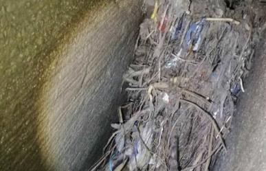 Recurren a la tecnología para detectar el tapón en presa Los Cuartos (VIDEO)