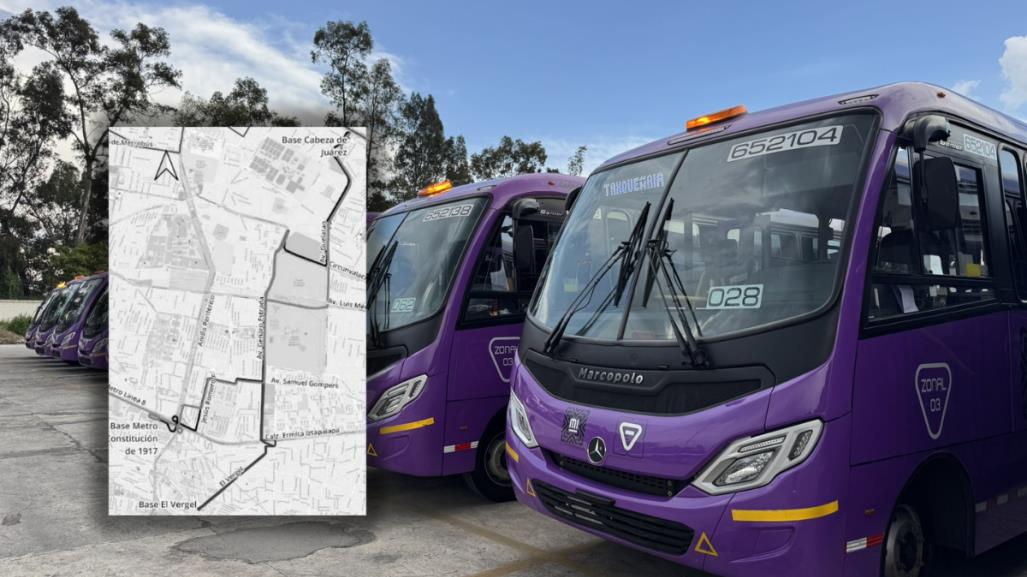 Así será la nueva ruta Cabeza De Juárez-Metro Constitución-Francisco Villa