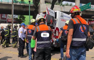 Estudiante cae a zona de vías en el Metro Línea 7 y es rescatado con vida