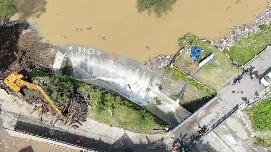 Baja nivel de agua en presa Los Cuartos