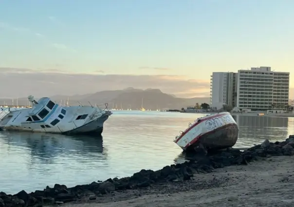 Destruirán 7 embarcaciones abandonadas en la Bahía de La Paz