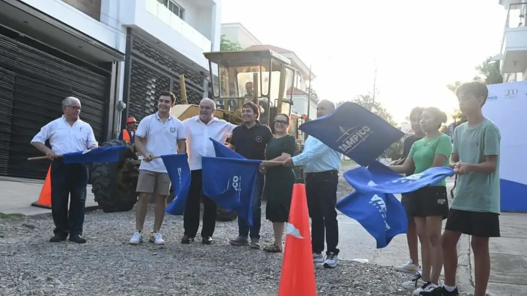 Inicia pavimentación en la colonia Petrolera de Tampico