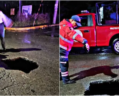 Otro socavón en Toluca, te decimos dónde