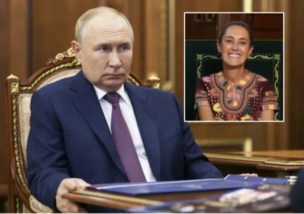 Vladimir Putin no asistirá a toma de posesión de Claudia Sheinbaum