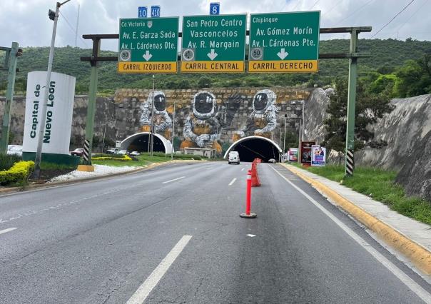 Reabren carriles en ambos sentidos de Túnel Loma Larga
