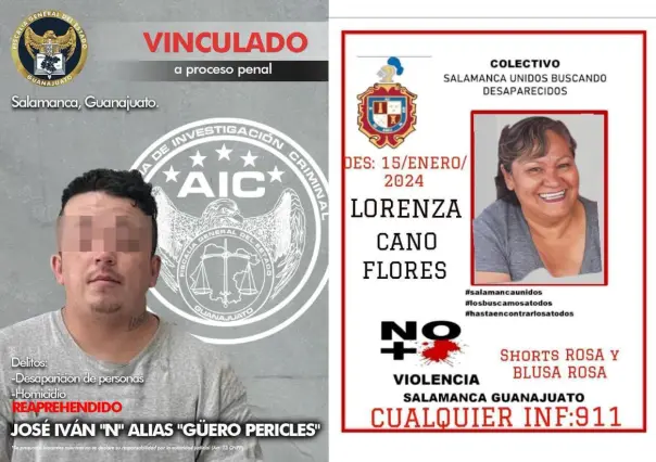 Reaprehende Fiscalía de Guanajuato a presunto asesino de madre buscadora