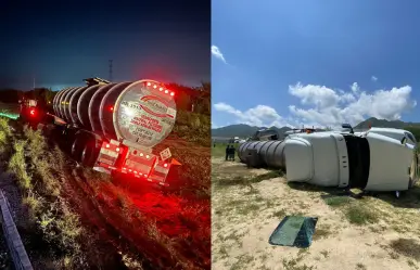 Vuelca Pipa con turbosina en carretera de cuota Cabo San Lucas-San José del Cabo