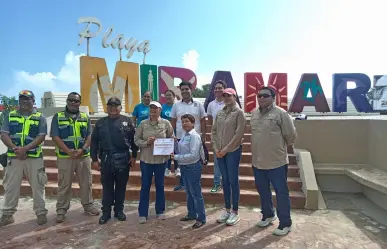 Guardia Estatal brinda seguridad en Programa Día Internacional de Limpieza de Playas