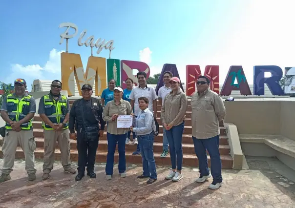 Guardia Estatal brinda seguridad en Programa Día Internacional de Limpieza de Playas