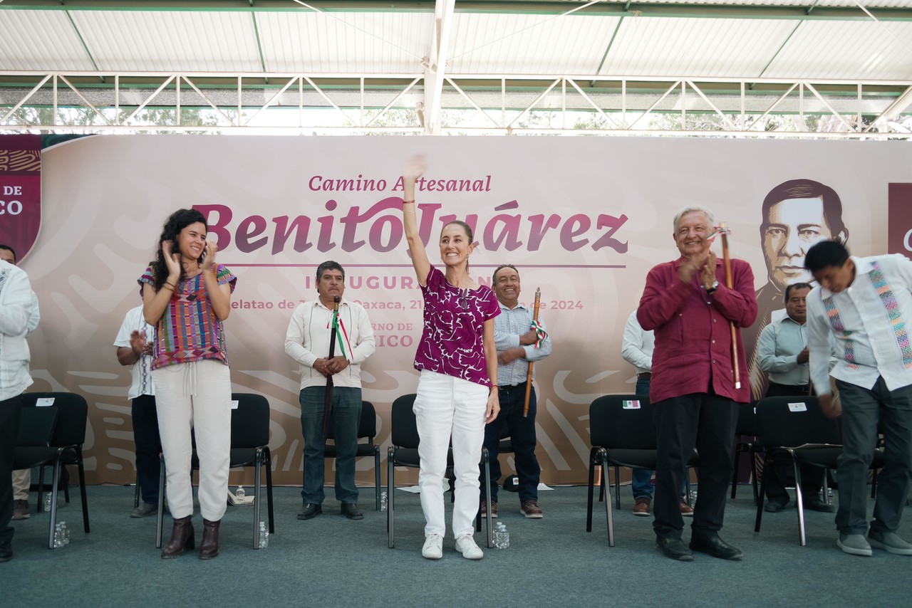 Sheinbaum  reafirmó su compromiso de seguir trabajando con y para Oaxaca