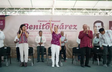 Sheinbaum  reafirmó su compromiso de seguir trabajando con y para Oaxaca