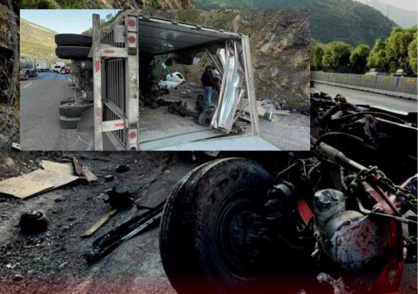 Accidente en la carretera Saltillo-Los Chorros provoca caos vial