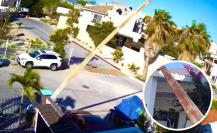 Colapsa poste de luz en Cabo San Lucas tras un año de reportes