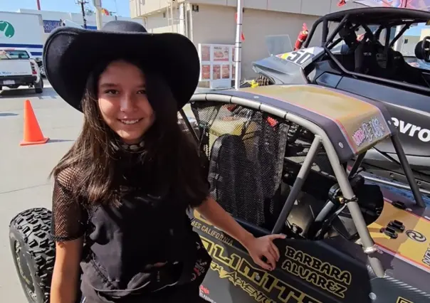 Conoce a Bárbara, la joven de 12 años campeona de carreras off road en BCS