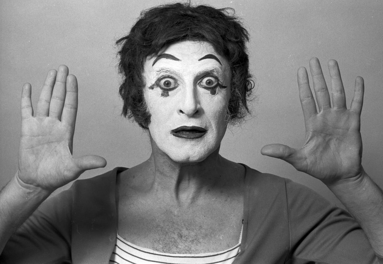 Marcel Marceau es considerado el mejor mimo del mundo. Foto: Especial