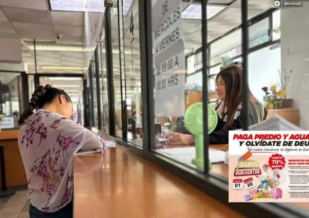 ¿Tienes adeudos por agua y predial? Hay desecuentos, aquí los detalles