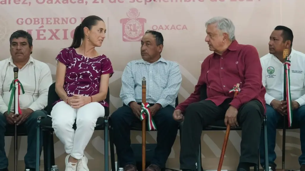 Inauguración del Camino Benito Juárez en Guelatao, Oaxaca