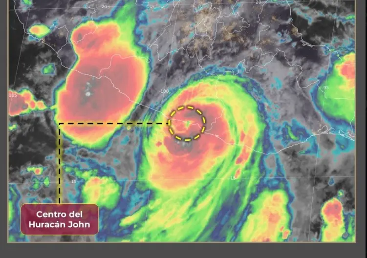 El Centro Nacional de Huracanes de Estados Unidos advirtió que el huracán podría provocar inundaciones catastróficas en las áreas más afectadas. Foto: Conagua.