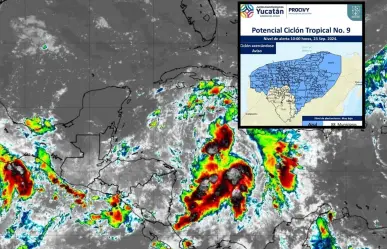 Yucatán activa la Alerta Azul ante el  Ciclón Tropical número 9