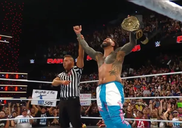 Logra Jey Uso su primer título individual en WWE tras vencer a Bron Breakker