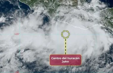 John se vuelve huracán categoría 1 frente a costas de Oaxaca