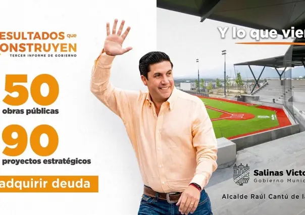 Presentará Raúl Cantú de la Garza su tercer informe con récord de obras públicas
