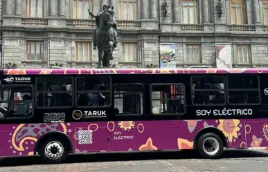 Pruebas del autobús eléctrico Taruk en la Ciudad de México