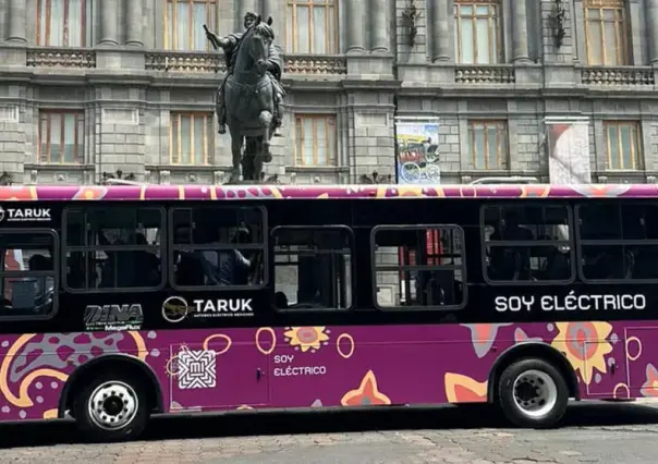 Pruebas del autobús eléctrico Taruk en la Ciudad de México