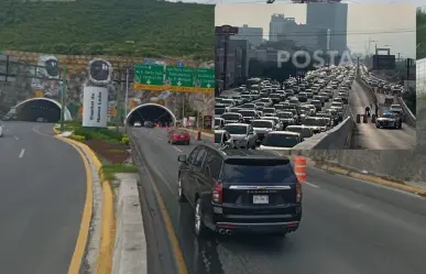 Carga vehícular pesada pese a la reapertura del túnel de la Loma Larga