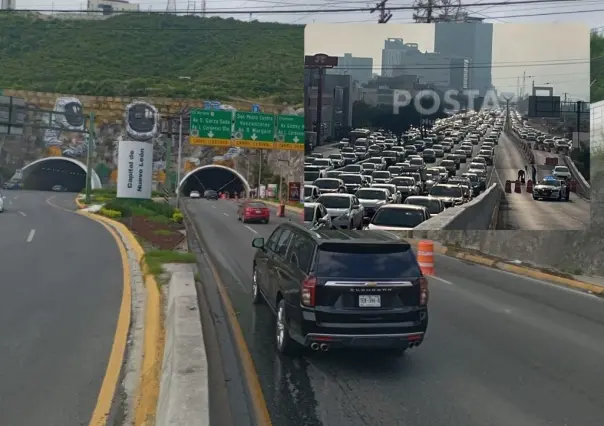 Carga vehícular pesada pese a la reapertura del túnel de la Loma Larga