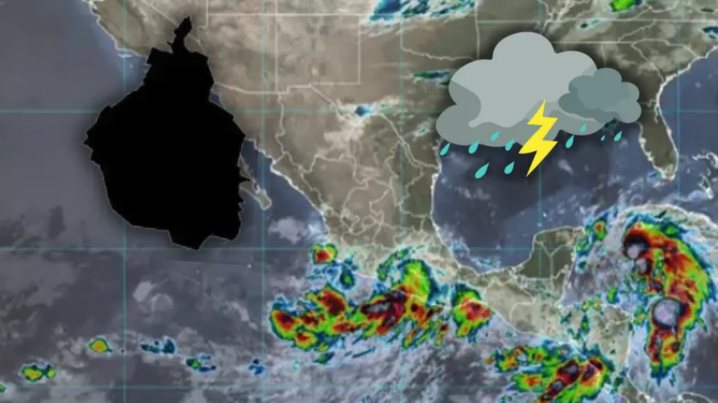 ¿La tormenta tropical John afectará el clima de la CDMX?