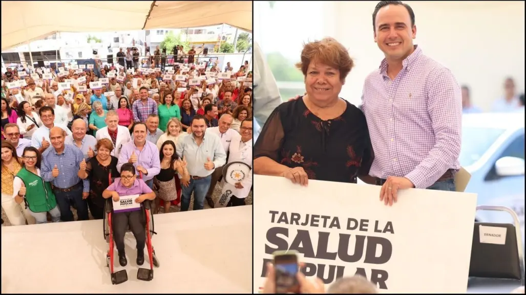 Manolo Jiménez entrega Tarjetas de la Salud Popular en Monclova