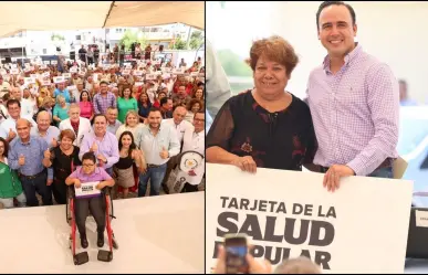 Manolo Jiménez entrega Tarjetas de la Salud Popular en Monclova