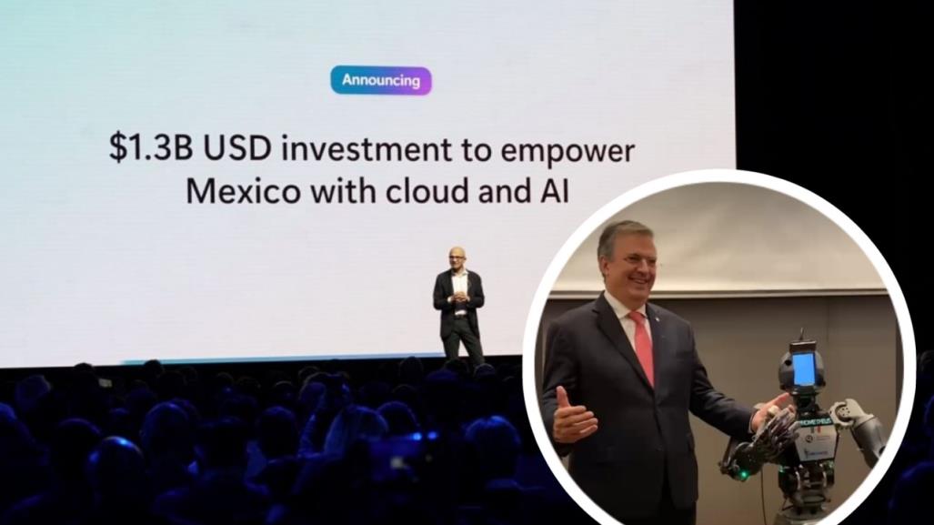 ¡Hacia el futuro! Invertirá Microsoft mil 300 MDD en México para IA