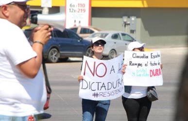 Trabajadores del PJF protestan en La Paz contra reforma judicial