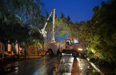 Tras paso de Helene, CFE restablece 94% del servicio en Quintana Roo y Yucatán