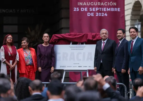 Claudia Sheinbaum y AMLO inauguran el Museo Vivo del Muralismo