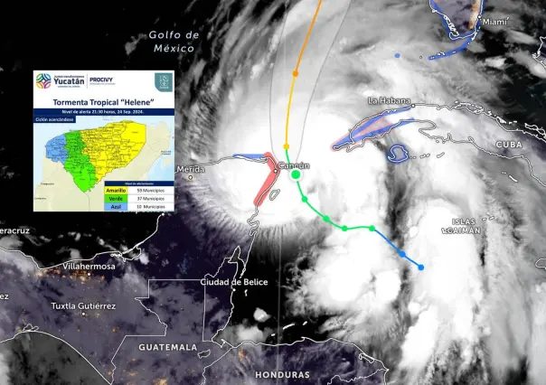 Clima en Yucatán: reporte de Helene para este 25 de septiembre