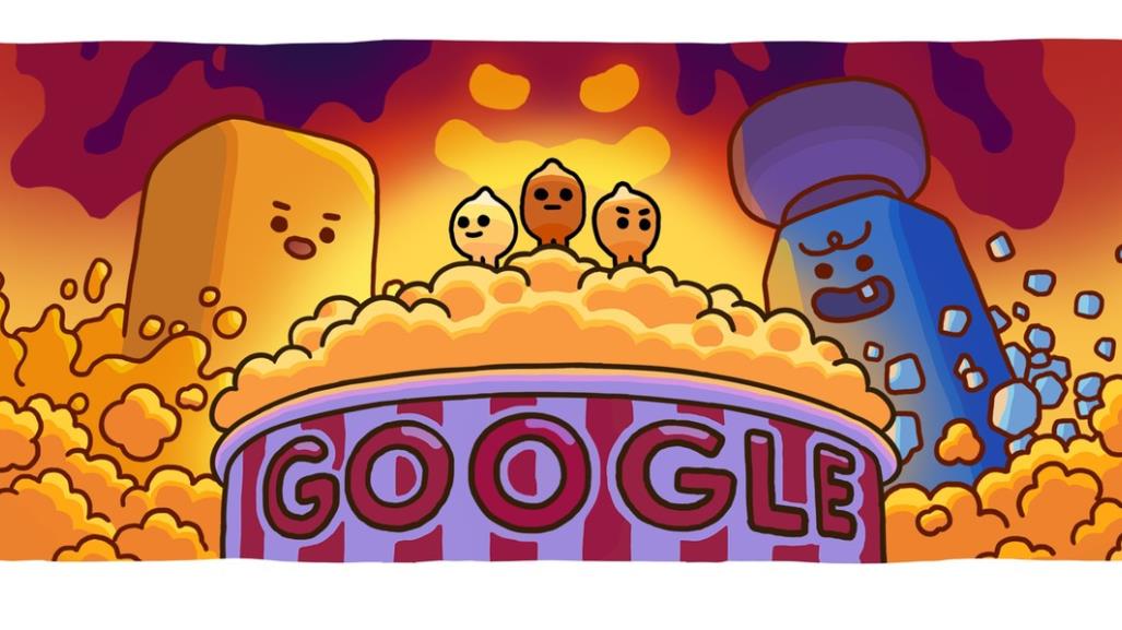 ¡Pop! Google celebra las palomitas de maíz con un Doodle interactivo