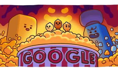 ¡Pop! Google celebra las palomitas de maíz con un Doodle interactivo