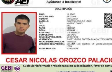 Buscan a joven desaparecido en Montemorelos