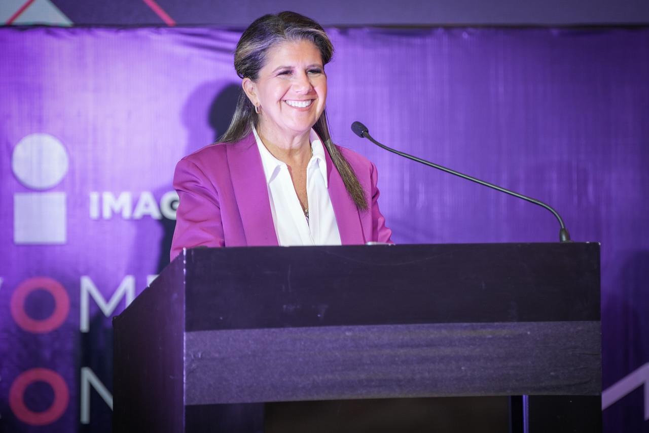 Martha Herrera presente en el WEF 2024. Foto: Secretaria de Igualdad e Inclusión.