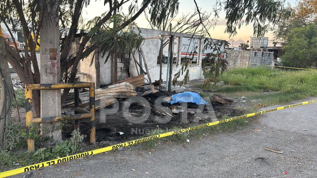 Muere hombre tras quedar atrapado en incendio de tejaban